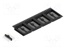 Connector: pin strips; pin header; male; PIN: 18; 2.54mm; SMT; 2x9
