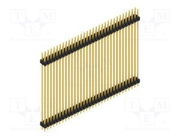 Connector: pin strips; pin header; male; PIN: 64; 2.54mm; THT; 2x32