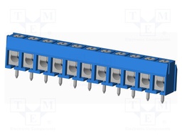 Connector: PCB terminal block; terminal; Plating: tinned; on PCBs