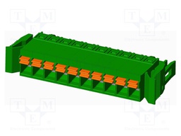 Connector: pluggable terminal block; plug; female; straight; 12A