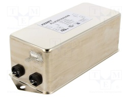 Filter: anti-interference; 300VAC; 16A; Leads: FASTON connectors