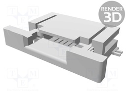 Connector: FFC (FPC); PIN: 6; ZIF,horizontal,top contacts; SMD