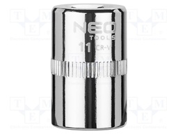 Socket; 6-angles,socket spanner; HEX 11mm; 1/4"; SUPERLOCK