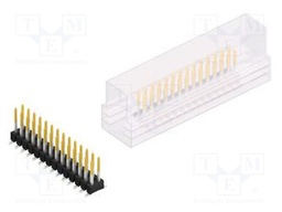 Connector: pin strips; pin header; male; PIN: 28; 2.54mm; SMT; 2x14