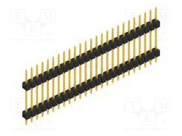 Connector: pin strips; pin header; male; PIN: 25; 2.54mm; THT; 1x25