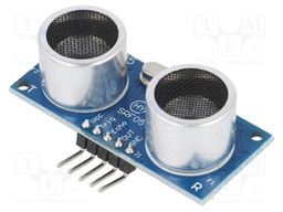 Sensor: distance; ultrasonic; 3.3÷5VDC; Dist.meas.range: 0.03÷4m