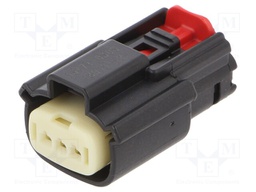MX150 ASSY 1.5 RCPT 1X3 CPA BLK A/3