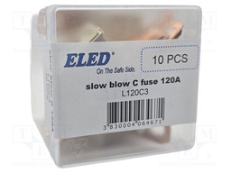 Fuse: fuse; 120A; 32VDC; automotive; 62mm; 62x15.2x22.2mm