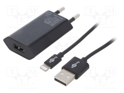 Power supply: switched-mode; voltage source; 5VDC; 1A; 5W; plug