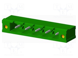Connector: pluggable terminal block; socket; male; angled 90°