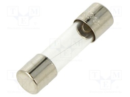 Fuse: fuse; quick blow; 500mA; 250VAC; cylindrical,glass; 5x20mm