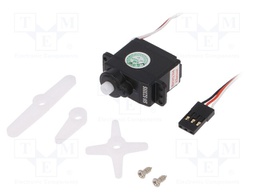 Motor: servo; 4.8÷6VDC; micro; analogue; 11.5g; 23.8x12.3x21.6mm