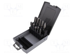 Rotary burr; Tip mat: tungsten carbide; 10pcs.