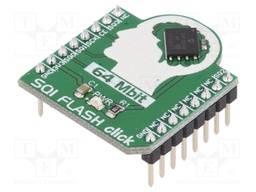 Click board; Flash memory; SPI; SST26VF064B; mikroBUS connector