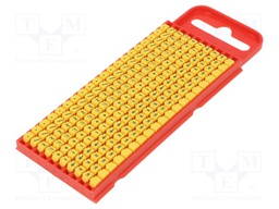 Markers for cables and wires; Label symbol: +,-,.,/,ground