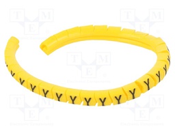 Markers for cables and wires; Label symbol: Y; 1.3÷3mm; PVC; PA