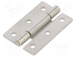 Hinge; Width: 30mm; stainless steel; H: 45mm
