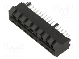 PCI Express EdgeCard 64ckt Ny46 Blk PhBr