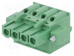 Pluggable terminal block; 5.08mm; ways: 4; straight; plug; female