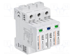 Surge arrester; Type 1+2; In 8/20us: 50kA; for DIN rail mounting