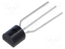 Transistor: NPN; bipolar; 50V; 0.15A; 0.25W; TO92