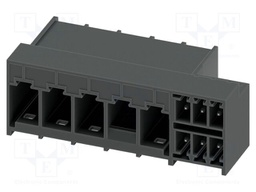 PCB hybrid header, nominal cross section: 6 mm?, color: blac