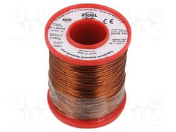 Coil wire; double coated enamelled; 1mm; 1kg; -65÷200°C; Core: Cu