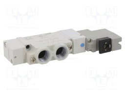 Electromagnetic valve; 5/2 monostable; G 1/4"; Temp: -10÷50°C