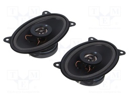 Car loudspeakers; two-way; 90x150mm; 50W; 60÷20000Hz; 4Ω; 91dB