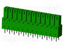 Connector: pluggable terminal block; socket; female; straight