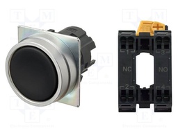 Switch: push-button; 22mm; Stabl.pos: 1; flat; Pos: 2