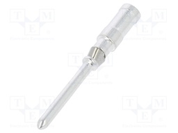 Contact; Size: 1,6mm; male; 1.5mm2; CDM/DDM,HD/HDD; silver plated