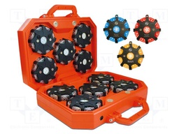 Lamp: warning; IP68; Kit: case; emergency services; 112mm; 72h