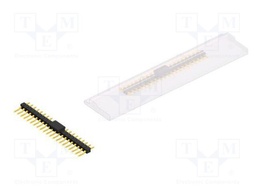 Connector: pin strips; pin header; male; PIN: 21; 2.54mm; SMT; 1x21