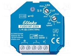 Dimmer; EnOcean; plaster embedded; 230VAC; intelligent house
