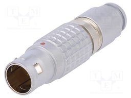 Connector: circular; Series: 2B; plug; male; soldering; for cable