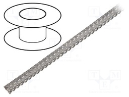 Braids; Thk: 0.5mm; W: 2mm; 25m; -20÷125°C