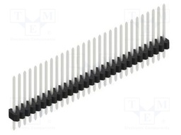 Connector: pin strips; pin header; male; PIN: 29; 1.27mm; THT; 1x29