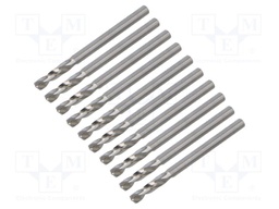 Drill bit; for metal; Ø: 3mm; L: 46mm; Working part len: 16mm; short