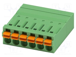 PCB connector, nominal cross section: 1.5 mm?, color: green,