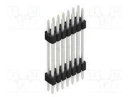 Connector: pin strips; pin header; male; PIN: 14; 1.27mm; THT; 2x7