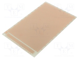 Board: universal; single sided,prototyping; W: 100mm; L: 160mm