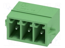 PCB headers, nominal cross section: 1.5 mm?, color: green, n