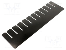 Divider; ESD; L: 350mm; H: 100mm; Thk: 1.8mm; Features: conductive