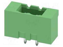 PCB headers, nominal cross section: 2.5 mm?, color: green, n
