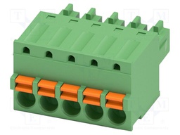 PCB connector, nominal cross section: 1.5 mm?, color: green,