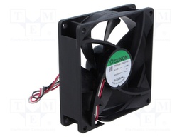 Fan: DC; axial; 92x92x25mm; ball bearing; Out: R type