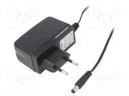 Power supply: switched-mode; volatage source; 12VDC; 1A; 12W; 83%