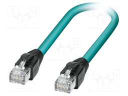 Patch cord; SF/UTP; Cat 5e; RJ45 plug,both sides; stranded; 7m
