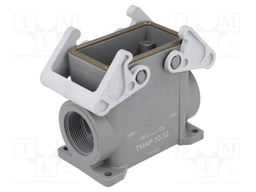 Enclosure: for HDC connectors; T-Type; size 57.27; IP65; M32